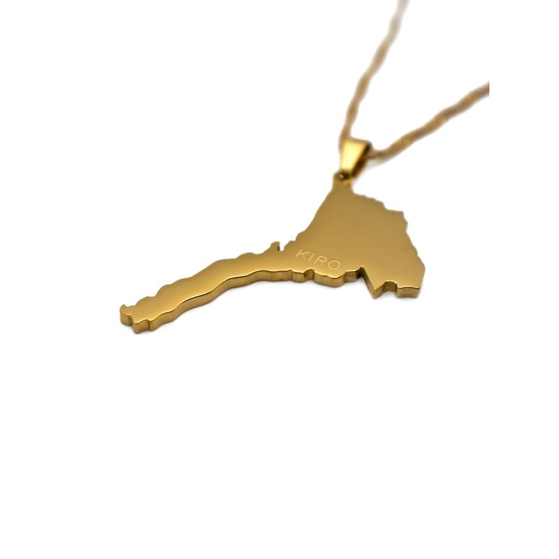 Eritrea Map Necklace 4