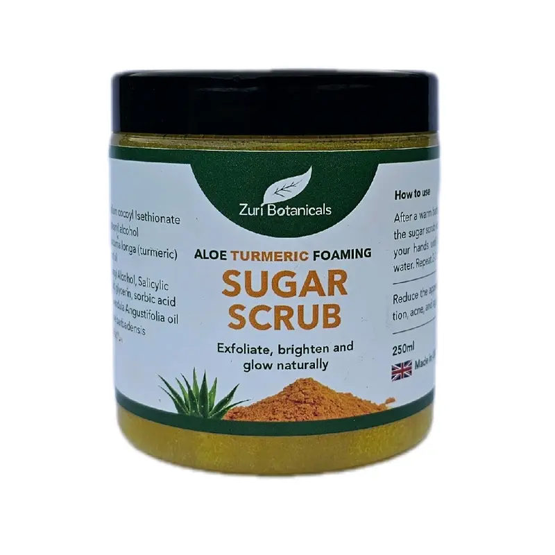 Aloe vera and Turmeric Foaming Sugar Scrub 0