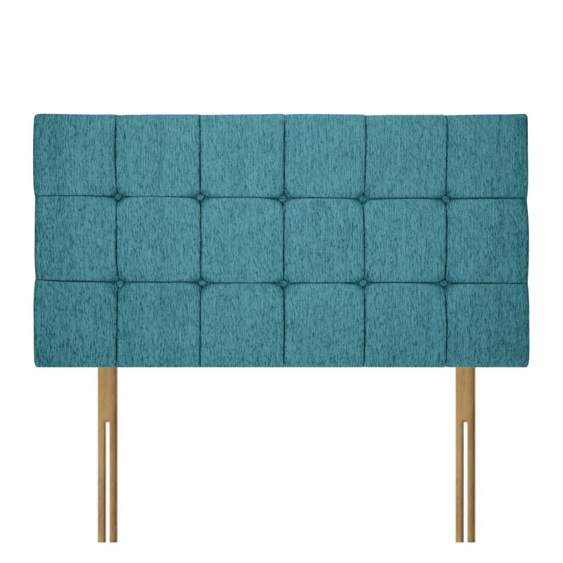 Chenille Fabric Cubic Divan Headboard Bed Head Upholstery Fabrics Headboard Headboards Upholstered Beds 20" Small Double King Super king size. 1
