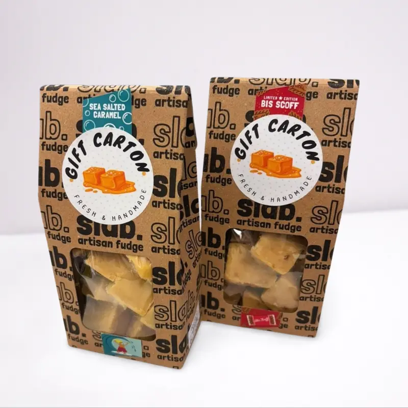 Sea Salted Caramel Fudge Gift Carton 150g - Slab Artisan Fudge 2