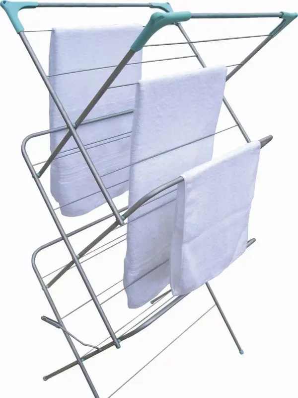 3 Tier Airer Clothe Drying Rack Clothe Horse Indoor & Outdoor Non Slip 12M/ 14M 3