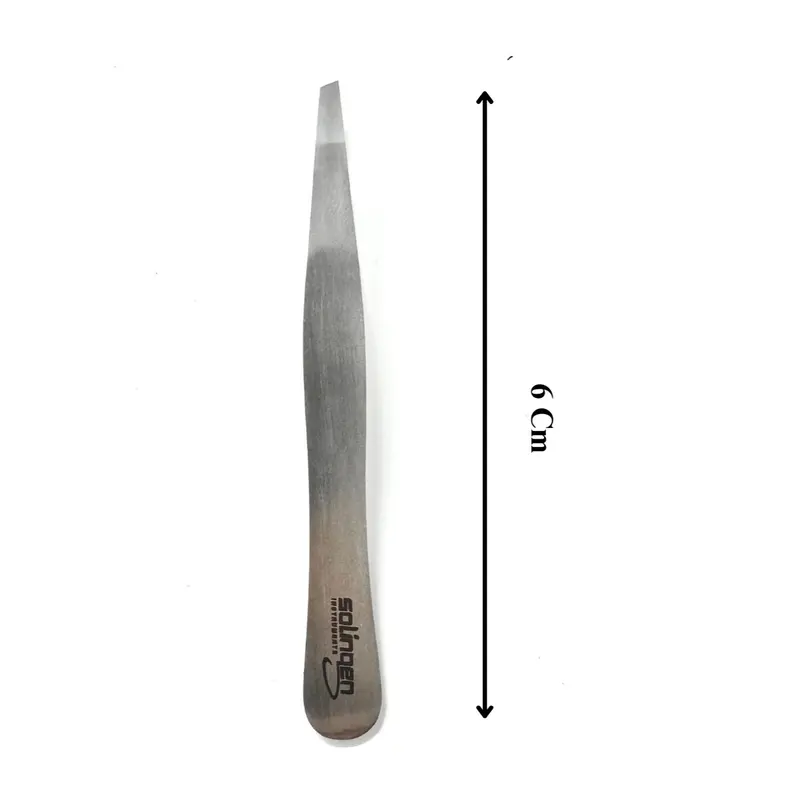 Eyebrow Tweezers Professional Precision – Stainless Steel Slant Tip for Perfect Brow Shaping and Grooming | Ideal for Eyebrow Plucking, Facial Hair Removal, and Ingrown Hairs | Beauty Tool Essential 5
