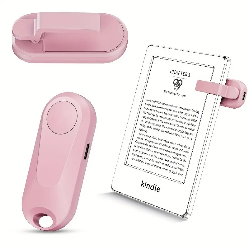 RF Remote Control Page Turner For Kindle, Ipad Surface Comics, For IPhone, Android Tablets Reading Novels Taking Photos Accessories Selfie 4