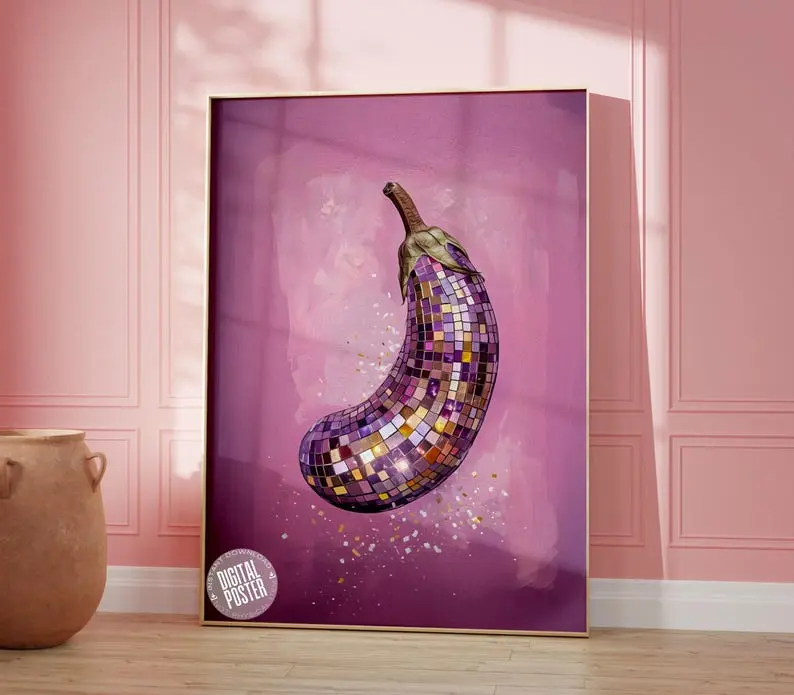 Maximalist wall art, Printable eclectic wall art, Feminist Wall Decor, Digital wall art, Colorful Poster, Trendy Poster