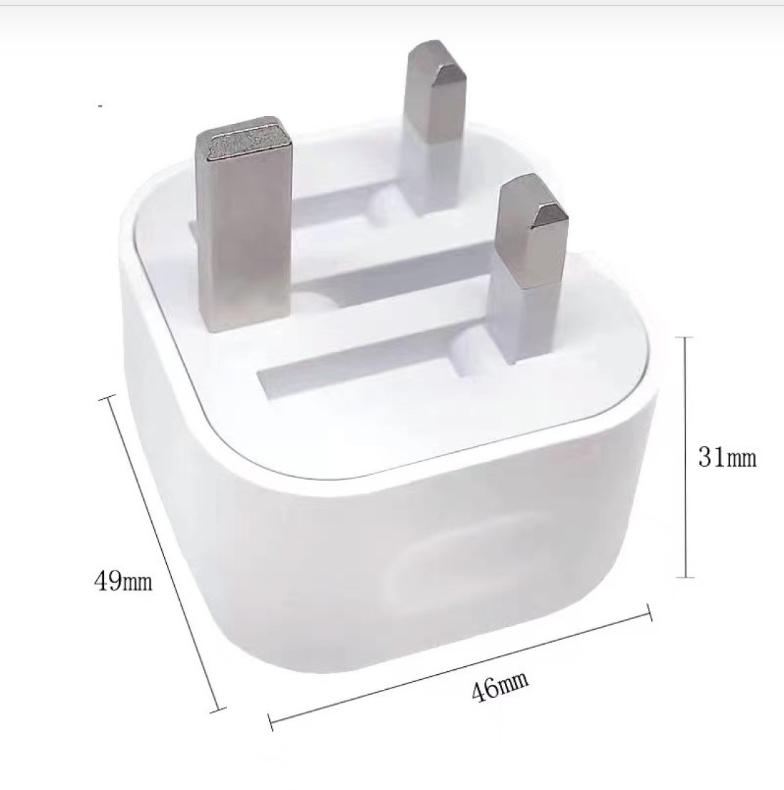 20W USB-C Fast Charging Travel Charger with Foldable UK Plug for Smartphone and Electronic Devices - Portable and Efficient - Adapter Android Cable Cellphone Mobile Folding Android Cable Cellphone Mobile Folding 2