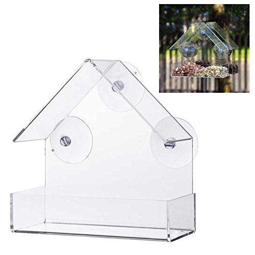 Window Bird Feeder for Easy Feeding - Perfect for Garden and Home Use 0
