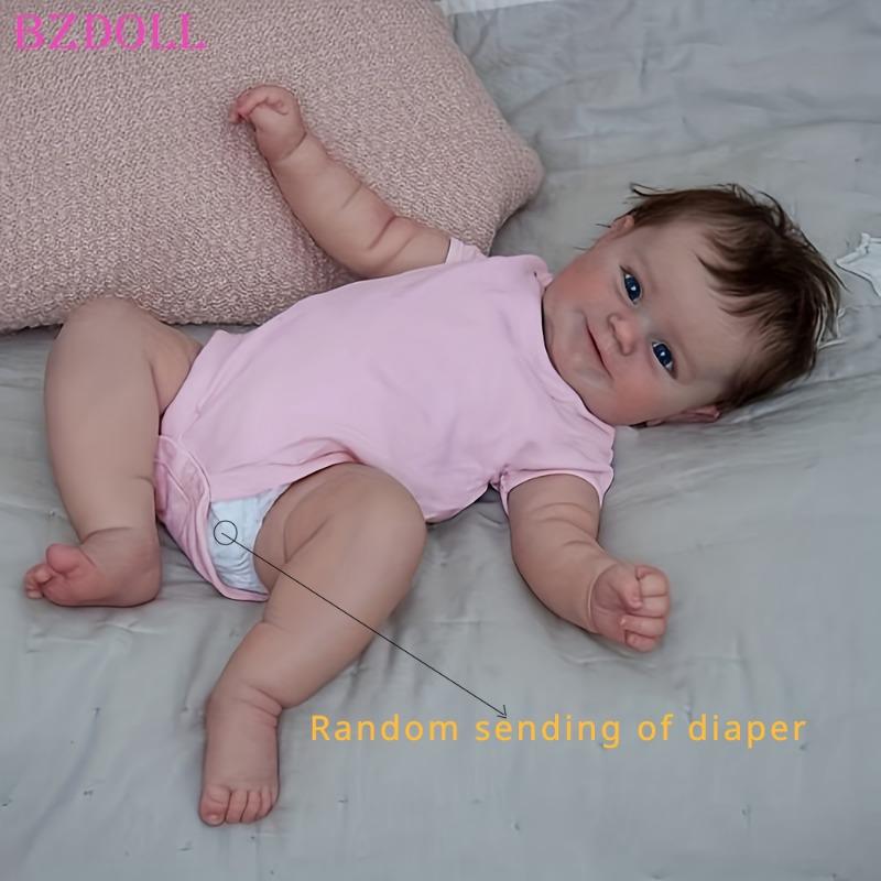 20inch 50cm Adorable Reborn Baby Doll With Full Body Vinyl Newborn Bebe Girl Princess Toddler Bath Toy Lovely Birthday Gift For Kids 1