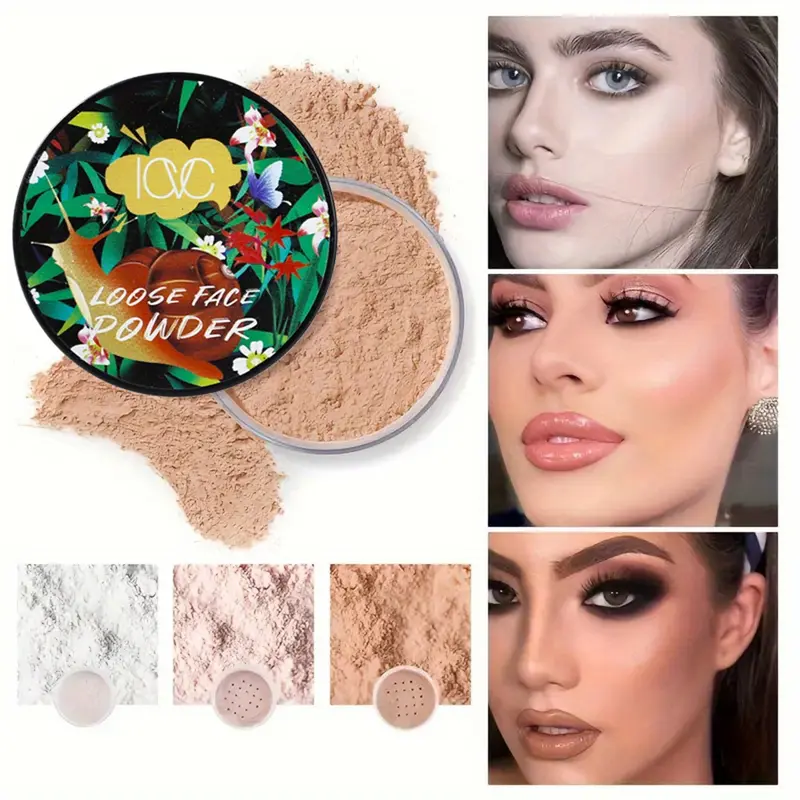 IAC Loose Face Powder - Lightweight, Matte Finish, Waterproof & Sweat-Resistant, Controls Oil, Minimizes Pores, All Skin Types, Plant-Based Squalane, Light Beige, Natural & Contoured Makeup Looks Create Natural Nude Makeup 0