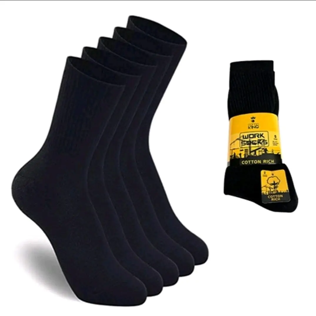 BUY 10 PAIRS GET 10 PAIRS FREE MENS WORK BOOT SOCKS MULTIPACKS AVAILABLE SIZE 6 TO 11 MENSWEAR Long Underwear Workwear