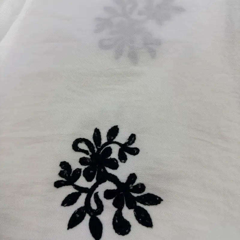 One piece White embroidered kurti Marina Fabric Large to 2XL sizes Traditional Womenswear 6