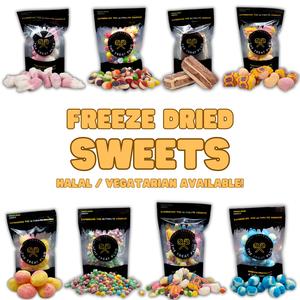 Freeze Dried Candy Halal Sweets Available Snack Crunch Candies Bite Bonbon Rainbow