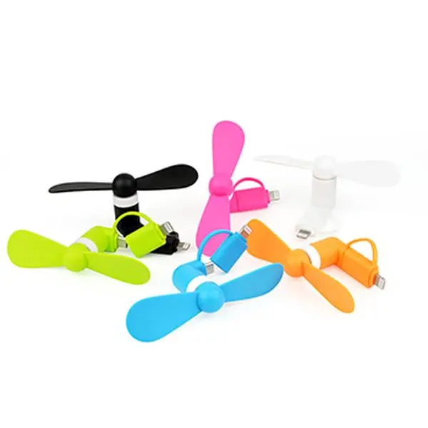 Mini Travel Fan For Smartphone - Plug-in Mobile Phone Accessory, Ultra-Quiet, Pocket-Sized Cooling, Compatible With Iphone & Android different colors available
