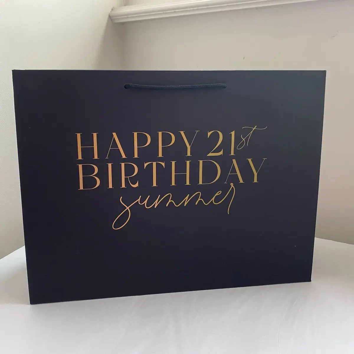 40th birthday personalised gift bag, 40th birthday present bag, 40th birthday gift idea, 40th present idea