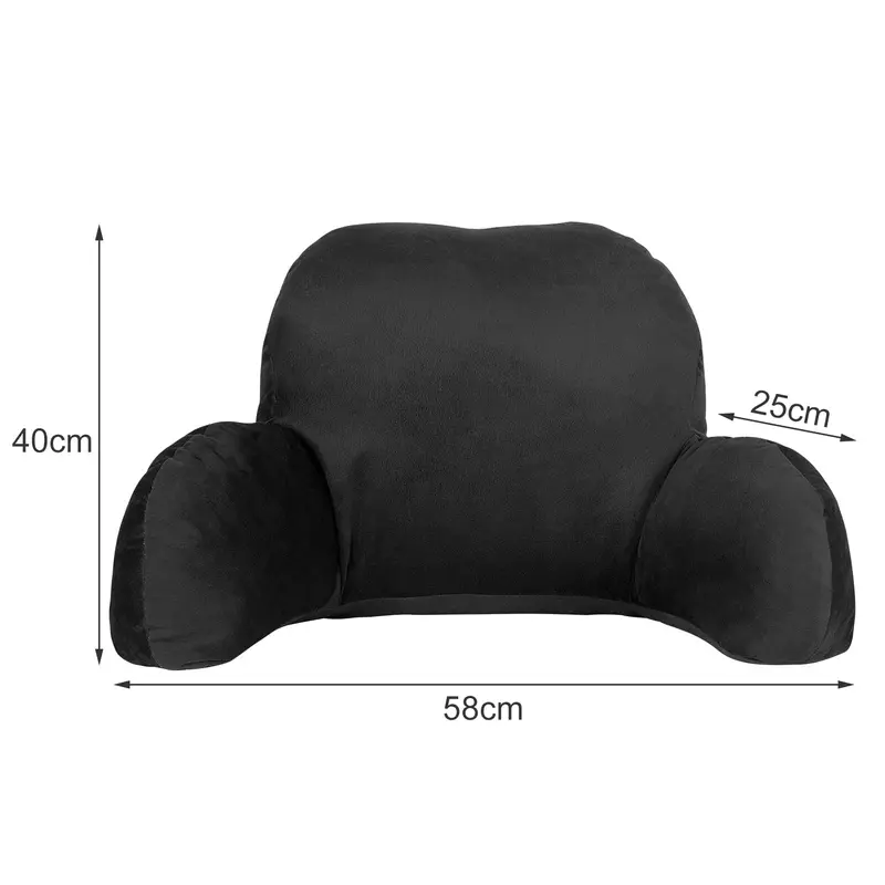 Reading Pillow 58x40x25cm Lumbar Support Cushion with Removable Cover for Pregnancy Arm Back Head Support 1