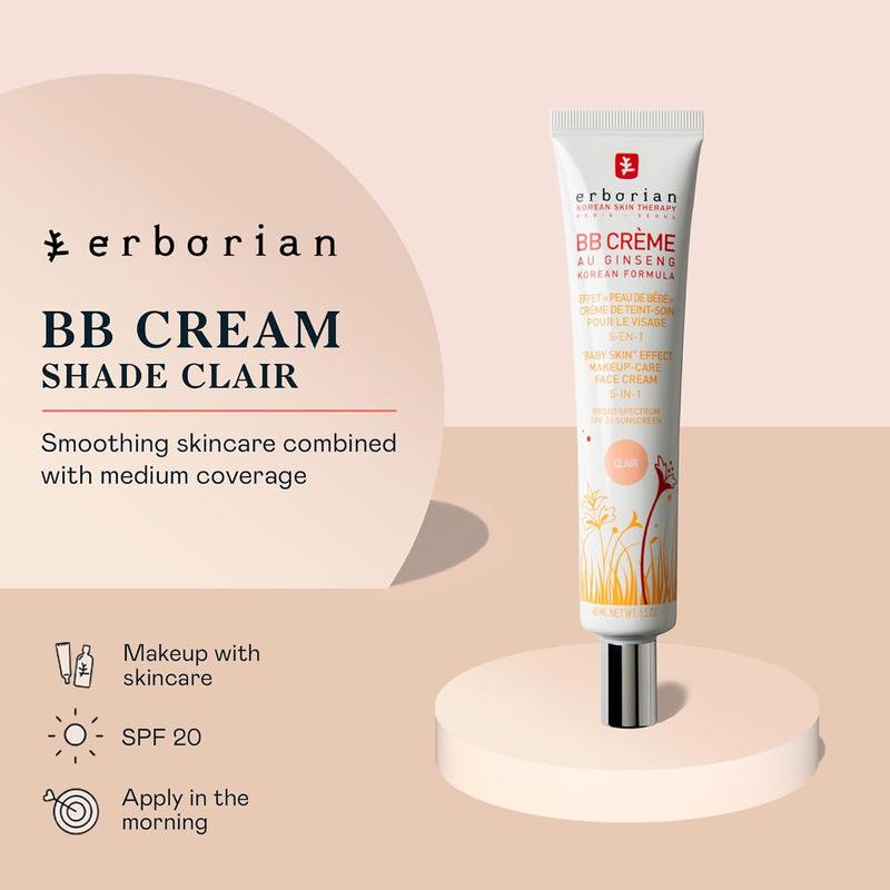 Erborian CC Cream: Lightweight Skin Perfector with Centella Asiatica, Anti-Aging Vitamin B3 & Moisturizers - Skincare 2