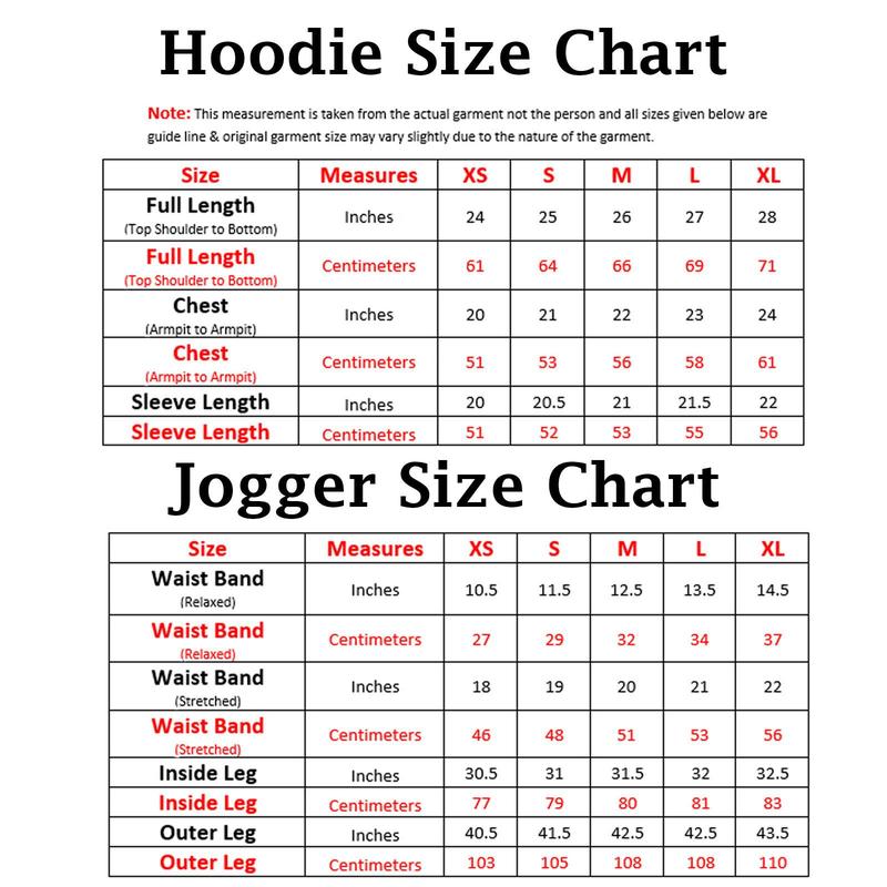 Womens Basic Cross Applique Tracksuit Oversized Drop Shoulder Hoodie Wide Leg Joggers 1