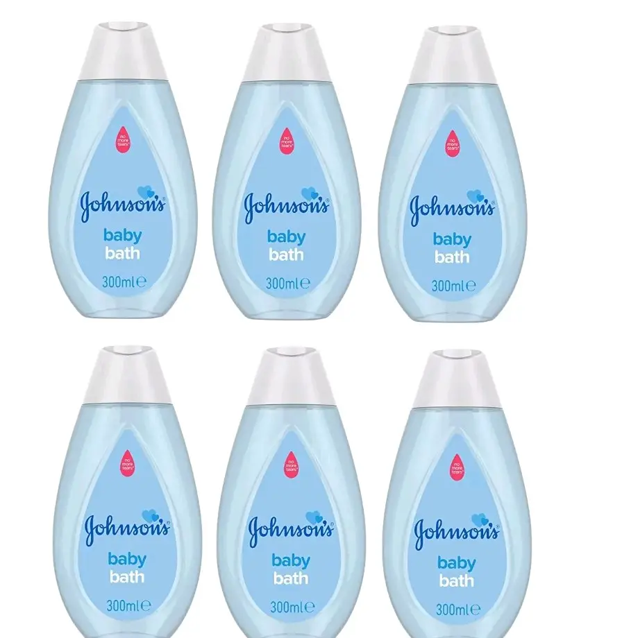 Pack of 6 Johnson's Baby Bath Liquid, 300ml