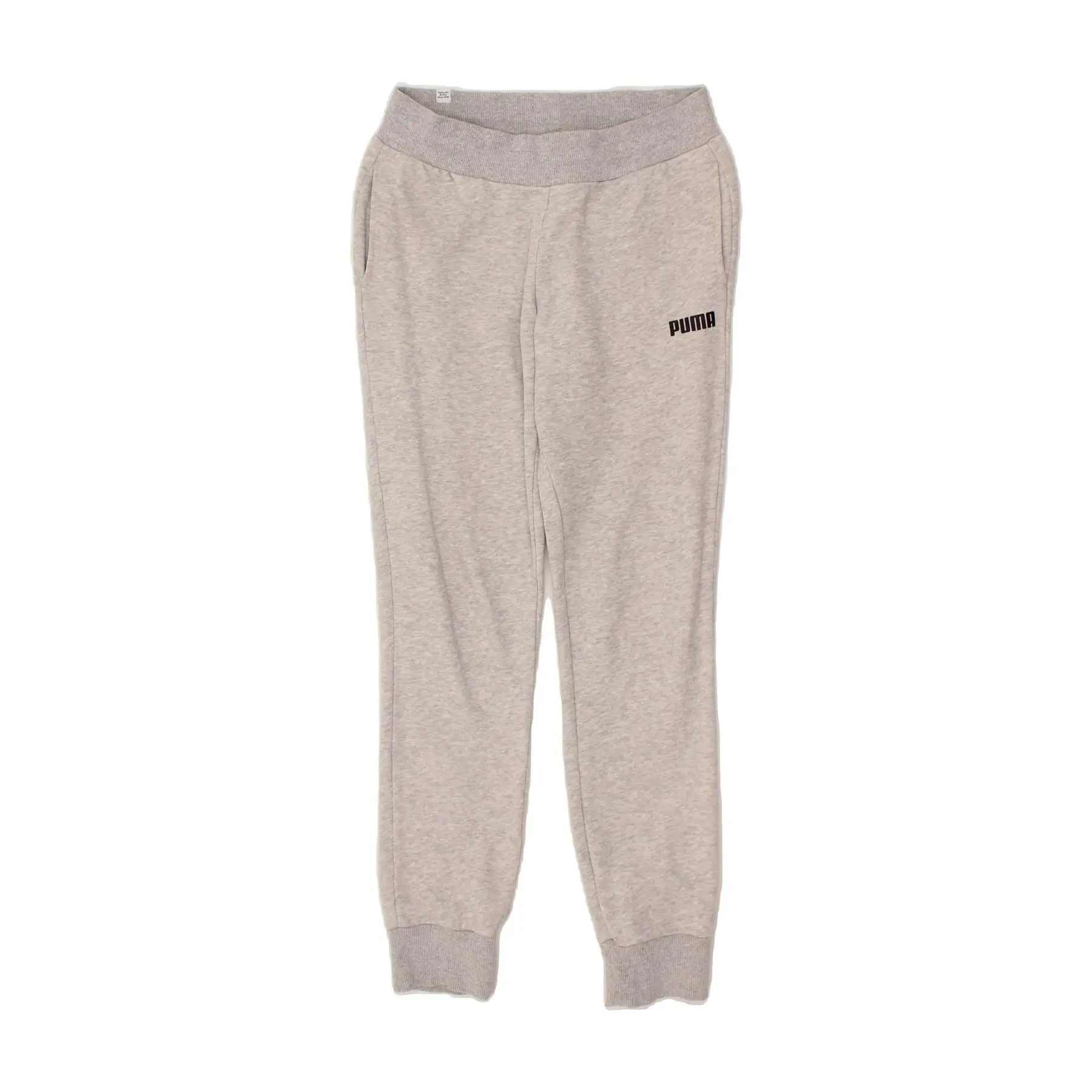 Pre-Owned Vintage PUMA Womens Tracksuit Trousers Joggers UK 8 Small Grey Cotton