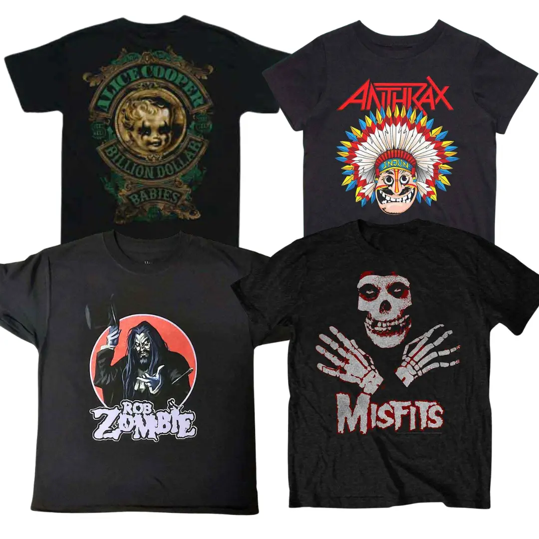 Clearance Children's Rock/ Metal Music T Shirts - Kids Clothing Band Tee Tops