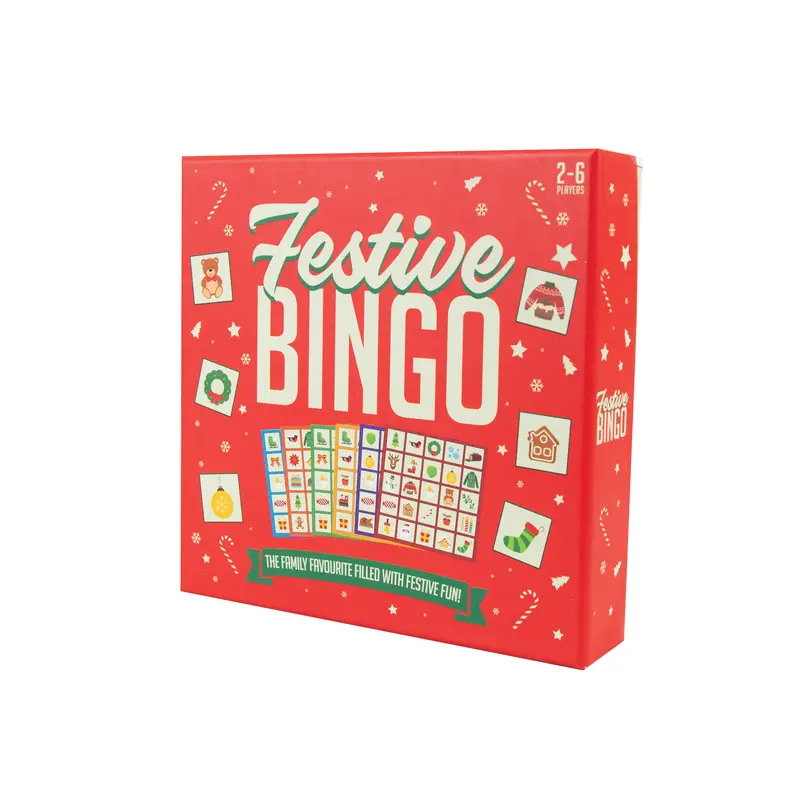 Festive Bingo Fun Family Favourite Christmas Games by Gift Republic 0