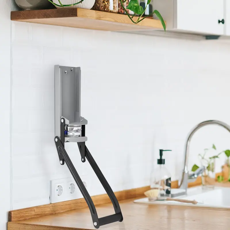 Can Crusher & Bottle Opener | 500ML Heavy Duty 16OZ 2 in 1 Crushes Soda Cans and Beer Cans | Large Beer Tin Can Crusher Wall Mounted Recycling Tool Bottle Opener | Plastic Bottle Crusher Kitchen Stainless Utensils Steel 3