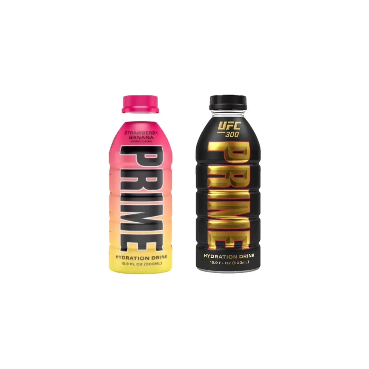 Prime Hydration 1 x Strawberry Banana 1 x UFC 300 Bundle