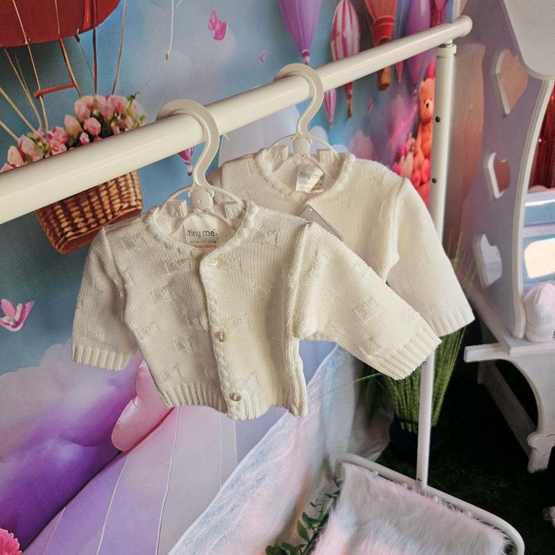 PREMATURE Baby Cream Cardigan 3-5lbs & 5-8lbs 0