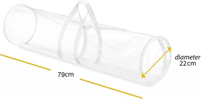 Product Introduction of 2PCS Cylinder Wrapping Storage Bag for Christmas - Tidy Bag for Wrapping Paper 0