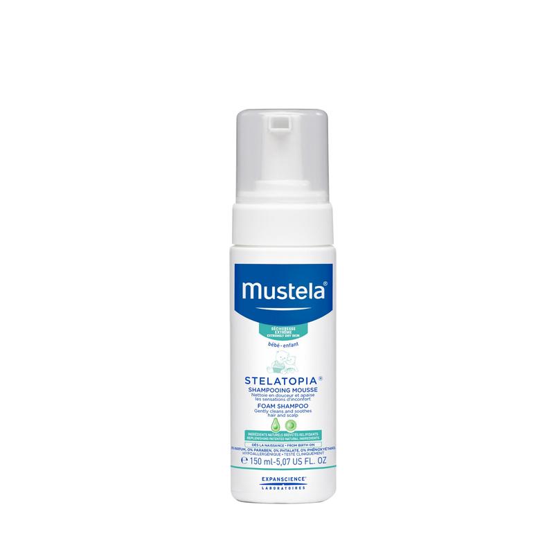 Mustela Stelatopia Foam Shampoo 150ml - for Baby with Dry Skin 0