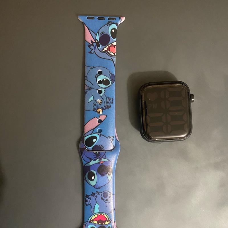 Stitch Digital Kids Watch with Adjustable Strap and Easy-to-Read Display only shows time 1