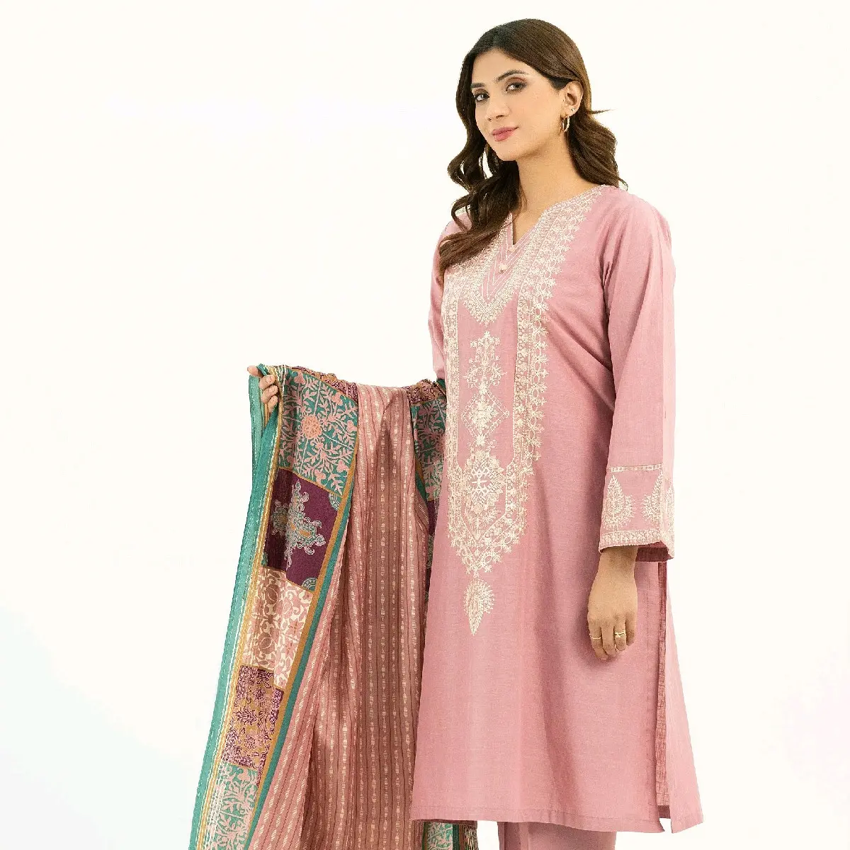 3 Piece Embroidered Lawn Suit