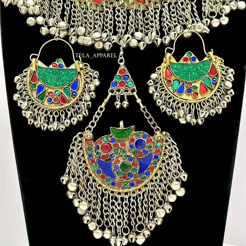 Afghan Jewelry Set - Traditional Handmade Design 2