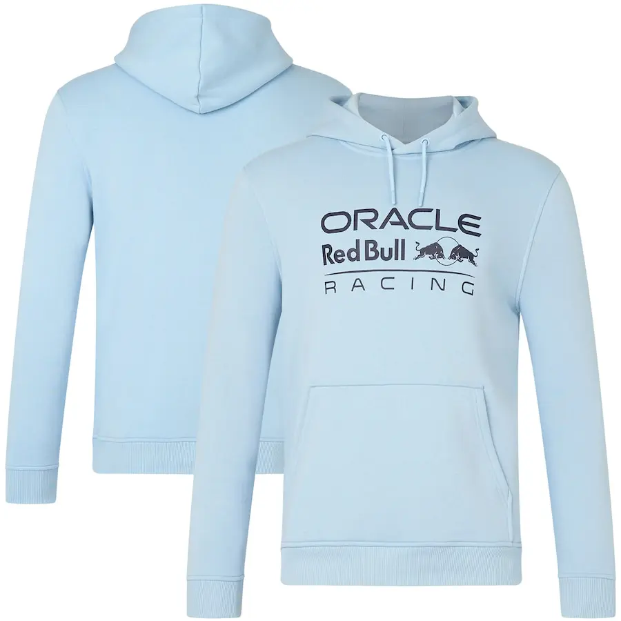 Red Bull Racing Core Hooded Sweat - Blue - Unisex, Various colors and sizes, drop shoulder fit
