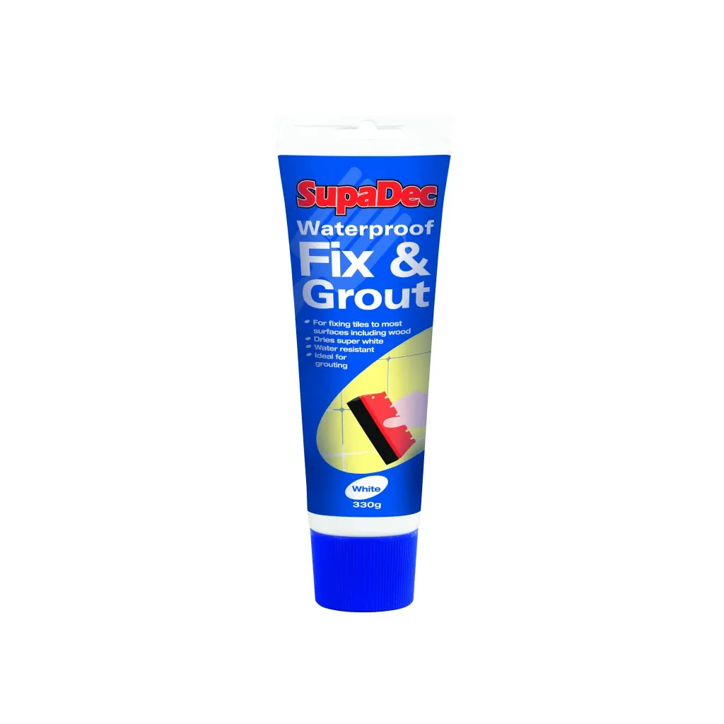 SupaDec Waterproof Fix & Grout for Tiling 330g