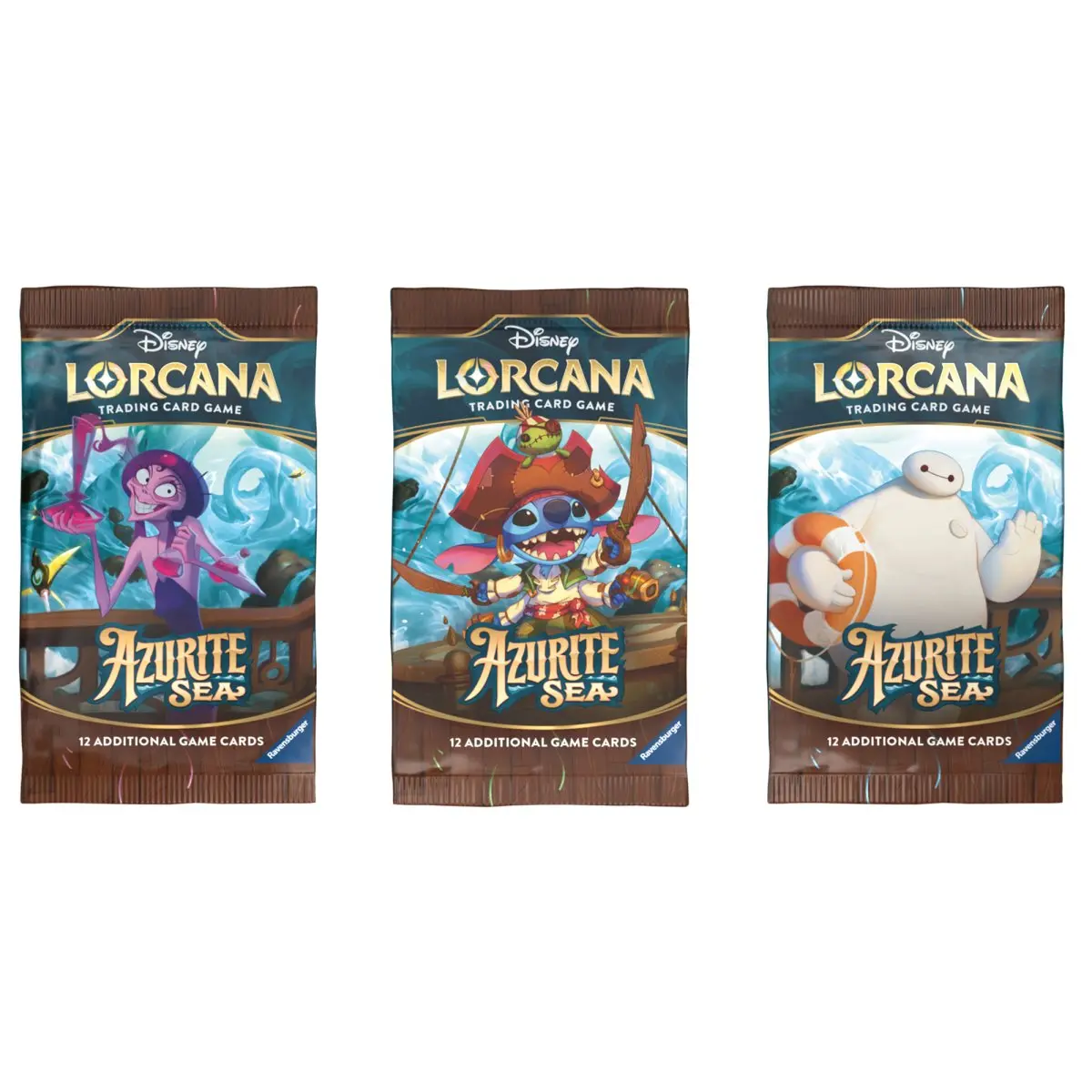 Disney Lorcana: Azurite Sea Booster Pack (1 RANDOM Supplied)