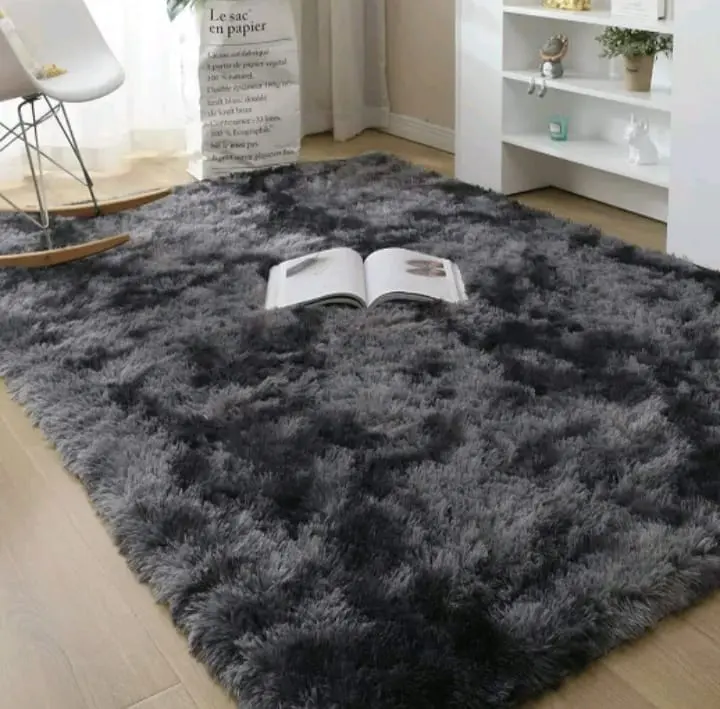 Modern soft plush bedside Rug, Solid color plush rug, Soft room and bedroom carpet, Soft carpet, Anti slip carpet, Fluffy Rugs Anti-Slip Large Shaggy Rug Super Soft Mat Living Room Bedroom Carpet 8
