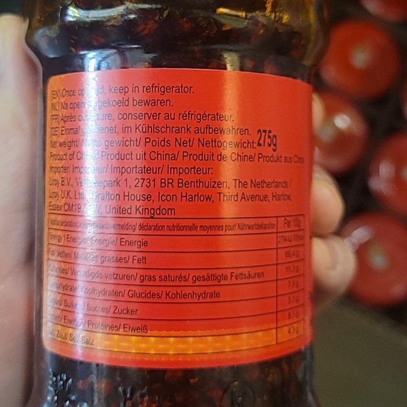 Lao Gan Ma Spicy Chilli Crisp - Authentic Chinese Condiment, Cult-Favorite Spicy Sauce, Versatile Flavor Enhancer for Noodles, Rice, Stir-Fries, and More - Traditional Pungent, Savory, and Crispy Chili Oil Sauce Dip Lao Gan Ma Fermented Soybeans in Chilli 6