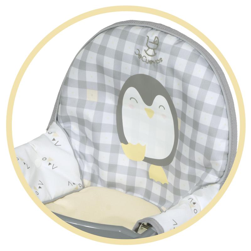 High Chair Pipo Collection 36+ Spanish Design Grey &white colour 2
