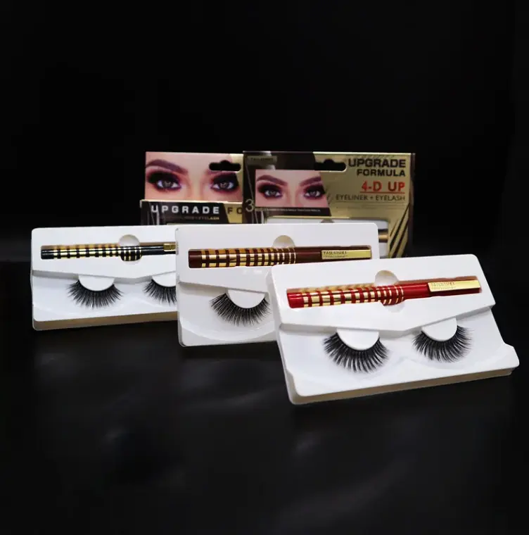 Lashglue Pen Eyeliner & Eyelash 8 In 1 Eye Liner Waterproof New Colourful Adhesive Eyeliner Pen Lipliner Makeup Pack Gentle 5