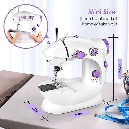 Portable Mini Electric Sewing Machine Multifunctional Desktop Tailor Home Use UK Delivery In 2-3 Days 2