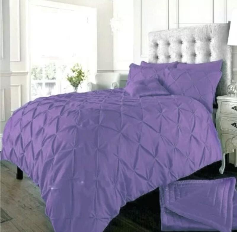 Product Introduction of Alexander duvet covers for bedding Alexander PinTuck Quilt Duvet Cover with Matching Pillow Case Reversible Comfortable Bedding Set Home Decor 8