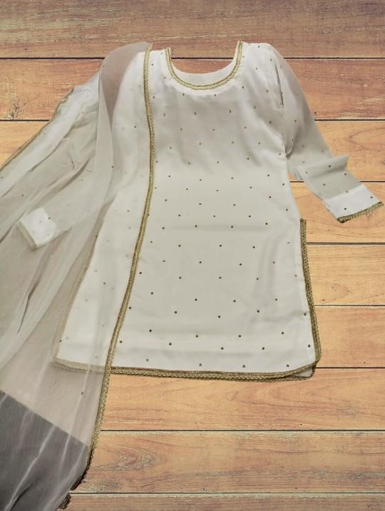 Product Introduction of Lightweight and Comfortable 3-Piece Chiffon Semi-Formal Suit with Tussle for Back Design - Fit 8