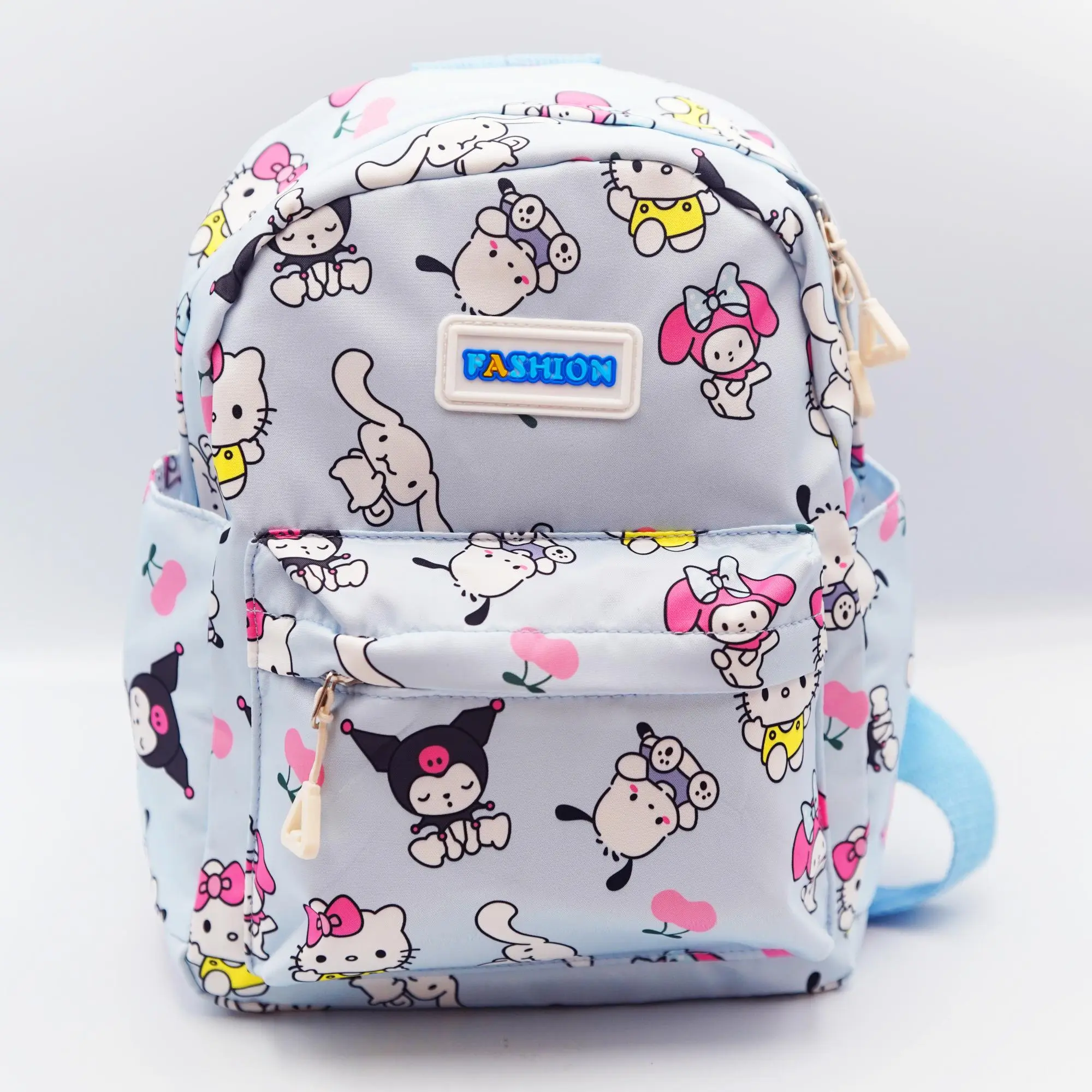 Charming Cartoon School Bag – Available in Sky Blue, Light Pink, Light Purple, Light Green, Ivory & Black | Unisex & Perfect Gift. Lightweight, spacious, and cute—this cartoon school bag is perfect for kids and teens. Great for any occasion!