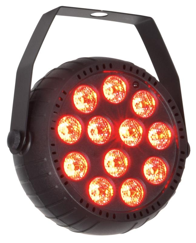 Rechargeable Mini LED PAR Light Easy to use with auto. sound activated or remote control operation Remote Control Included 5
