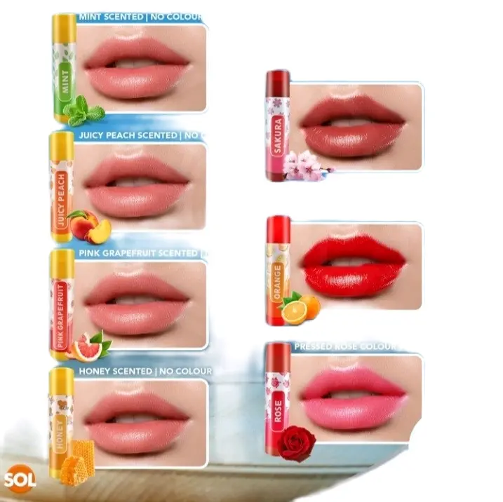 Flavoured & Tinted Lipbalm for Women - Long Lasting - Comfort, Lip Care Hydrating & Moisturizing