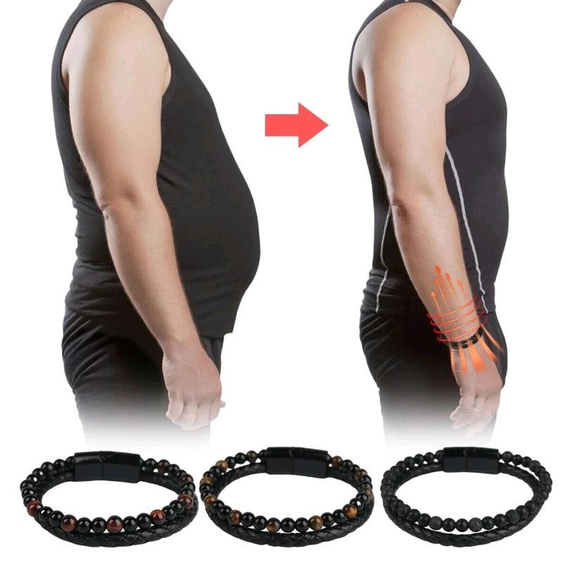 Beaded Bracelets Humanic + Pro MAXHematie Trio MAXHematie Natural Healing for mental health, weight loss, Adult Unisex 1