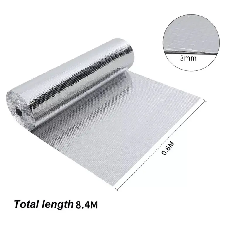 Bubble Foil insulation Double Radiator Heat Reflection Aluminium Heater Barrier 2