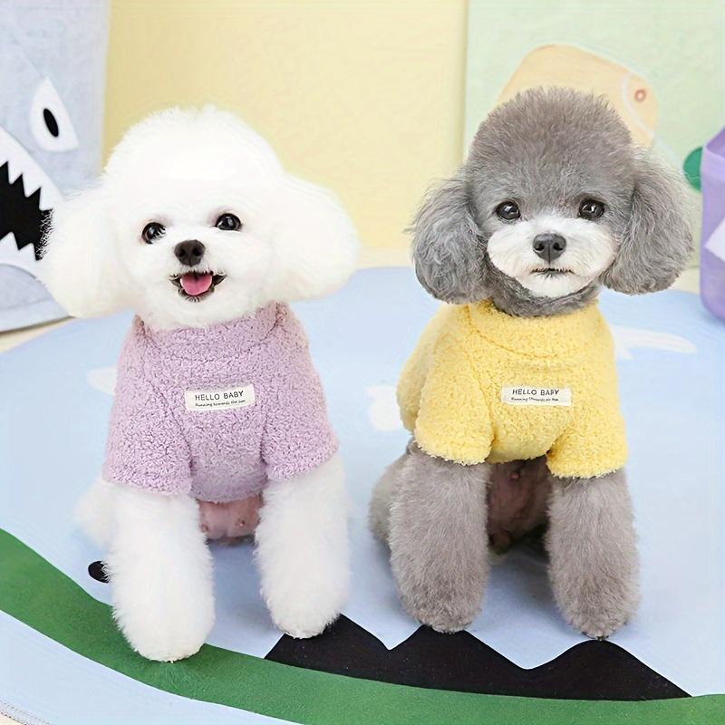 Product Introduction of Cozy Fleece Dog Sweater for Small Breeds - Soft Plush Pet Coat, Non-Waterproof, Machine Washable - Perfect for Winter & Fall 5