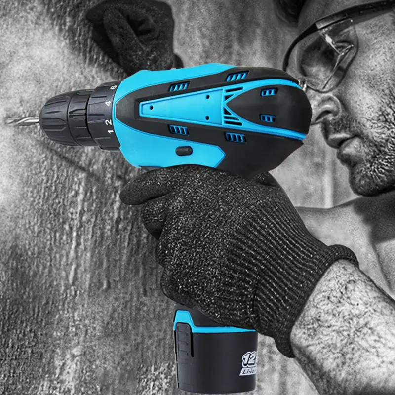 2 Battery 12V Cordless Drill Combi Driver High Power Electric Screwdriver Set UK 3
