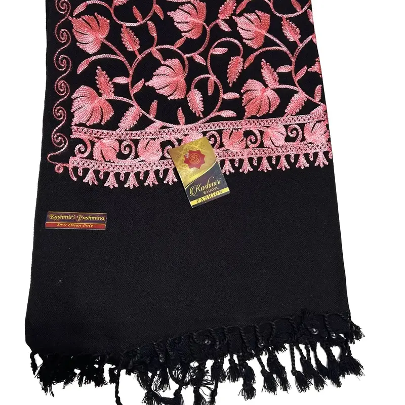 Kashmiri Pashmina Women's Shawl with New Design #hijab#stylish 1